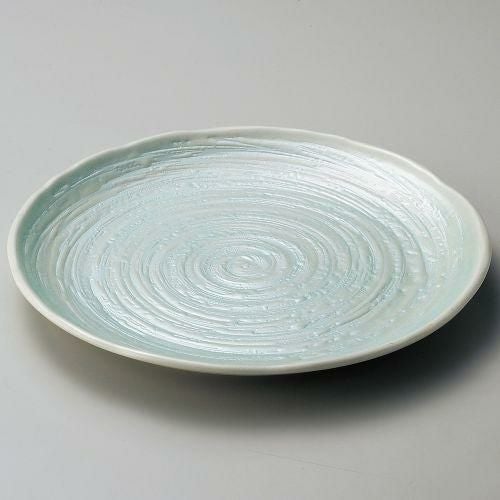 緑雲金吉祥10.0皿 φ29.7×3.3cm 174-149