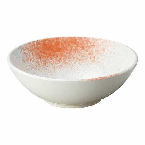 白玉粉引ピンク吹尺盛鉢 φ29.7×10cm 240-039