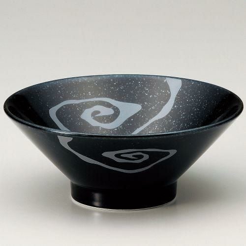 黒みかげ雲竜高台切立7.0丼 φ21.5×8.6cm 603-309