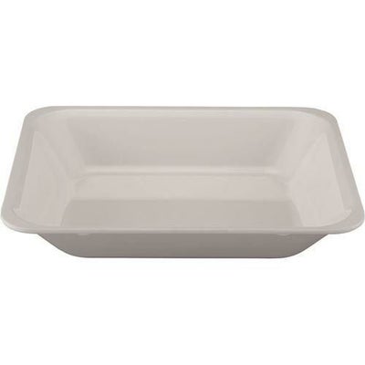 メラミン製フードパン 角型 1/2 白 TKO-232-W