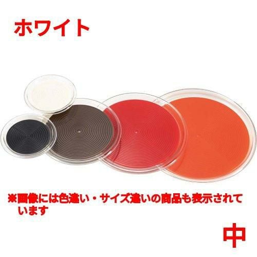 クリアマジックトレー 丸(中)ホワイト MT-1060