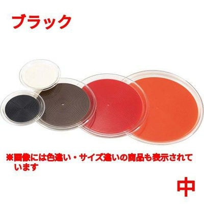 クリアマジックトレー 丸(中)ブラック MT-1061