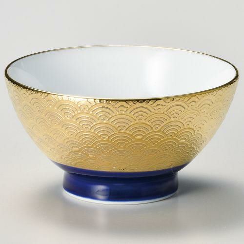 波紋EGルリ巻茶碗(G) φ11.5×6cm 354-019