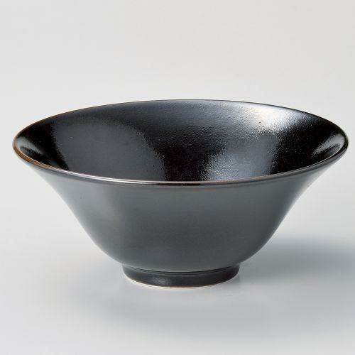 柚子黒天目桂林丼小 φ20.6×8.3cm 608-259