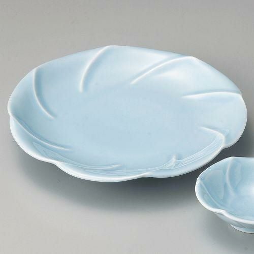 青地輪花7.0皿 φ22.5×3cm 120-279