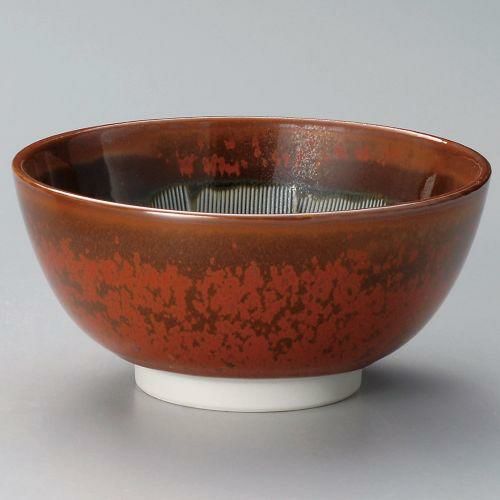 朱赤櫛目6.0丼 φ18×9cm 312-279
