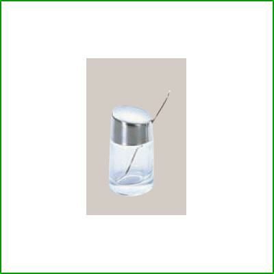 #1000 からし入れ ガラス製※角型辛子スプーン付