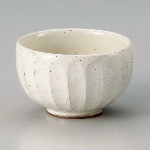 粉引面取4.5多用丼 φ14.5×9cm 326-029