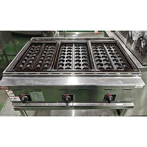 ☆中古品 美品 金剛 ニュースタイル 自動点火装置ガス台付 おでん鍋 LPガス 18-8ステンレス製 (約)横510×奥400×高300㎜ 点火確認OK☆ 0885710 EBM ガス式おでん鍋 マッチ点火式 関東煮 尺4 6ツ仕切 LPガス