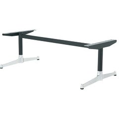 アルミ鋳物長イス脚 サイズ：A450×高さ450mｍ迄指定可×間口(芯々)1300mm 品番：SL-B 塗装カラー：14AM ポール：42φ