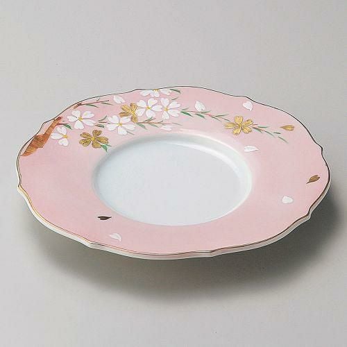 桜吹雪前菜皿 21.5×20.5×2.7cm 200-039