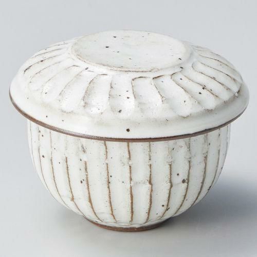 粉引ソギむし碗 φ7.5×6.8cm 114-149