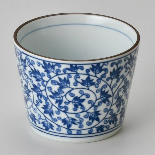 唐草そば猪口 φ8.2×6.3cm(180cc) 303-548291-499