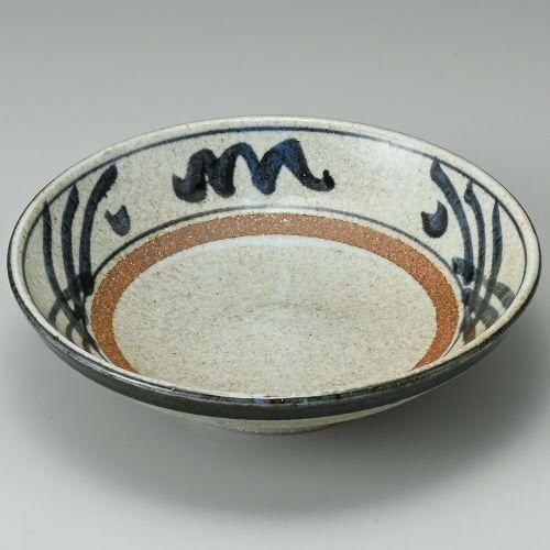 信楽格子7.0麺皿 φ21×5.8cm 302-079