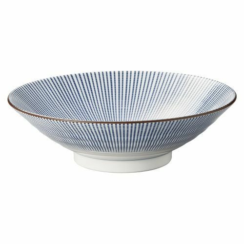 千段十草9.0めん鉢 φ27×6.2cm 305-179