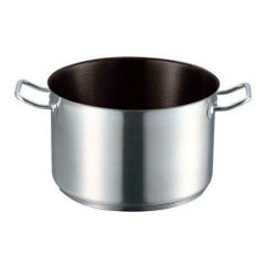 EBM 18-8 プロシェフ IH 半寸胴鍋(蓋無) 20cm テフロン加工