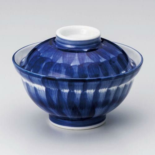 呉須上下刷毛50蓋丼 φ15.5×11cm 341-329