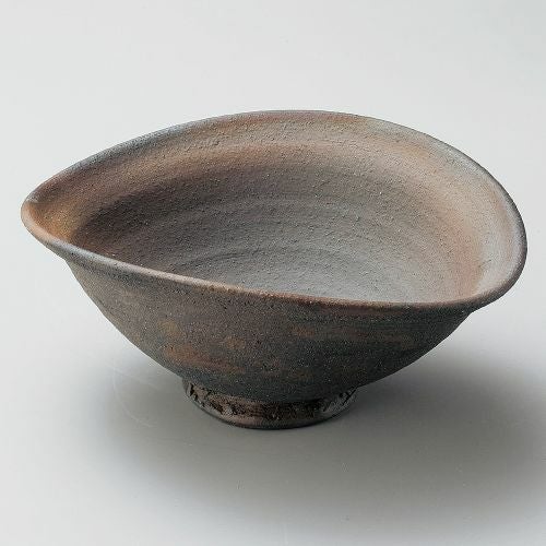炭化8.3楕円鉢 25×21×11cm 250-159