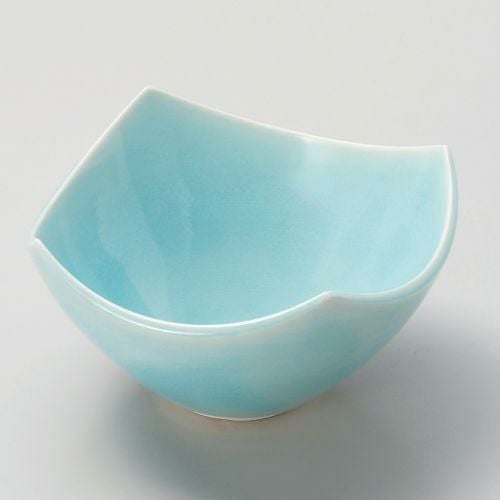 湖水青白四方小鉢 13×13×7.6cm 045-109