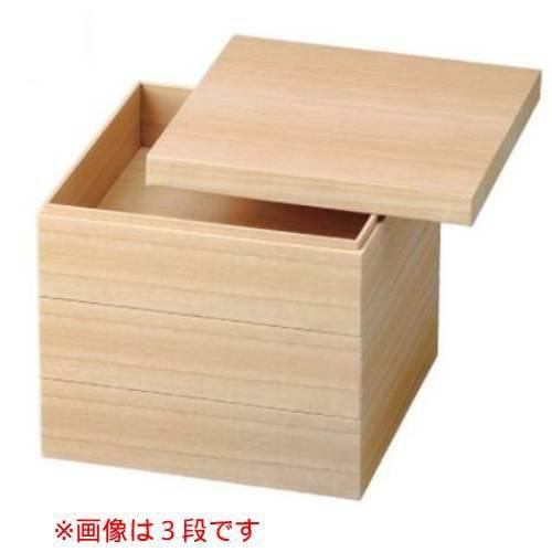 お重箱 6.5寸 ハイブリッド紙重 桐木目 2段 うな重