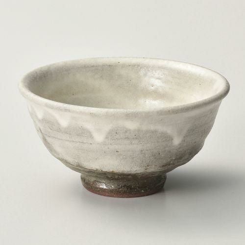 灰釉粉引めし碗(大) φ12.5×6cm 345-059