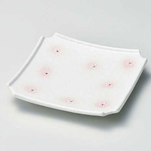 ほのかスミ切り前菜皿 18.5×18.5×3cm 189-139