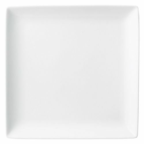 スタイル白22cm角皿 21.8×21.8×2.5cm 480-069