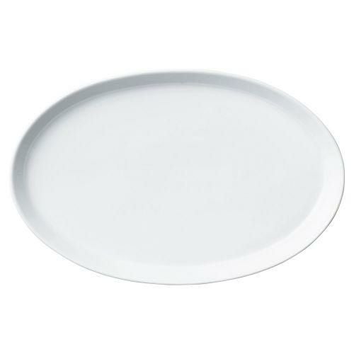 プラットホワイト30cmプラター 29.8×19.2×3.1cm 526-719