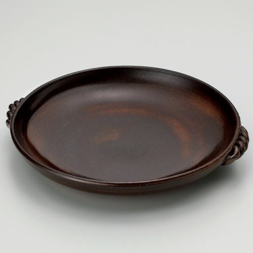 灰釉8号耐熱皿 28×φ26×4.3cm 388-209