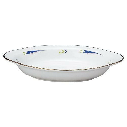 ブルーウェーブグラタン皿 20.8×12.5cm 528-069