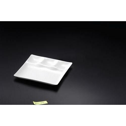 角プレート コンビ 白