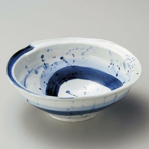 ゴス刷毛7.5寸深鉢 22.3×20.5×7.4cm 251-139