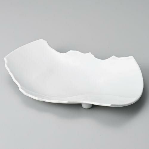 アイランドちぎり9.5皿 29.3×18.5×5.2cm 193-069