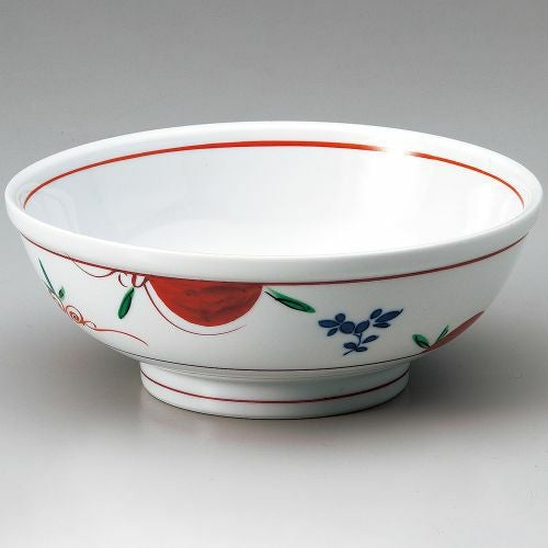 染錦春日7.0玉丼 φ22.3×8.3cm 606-019