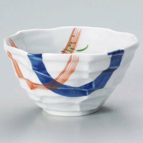 錦呉須刷毛八角大丼 17×9cm 317-129