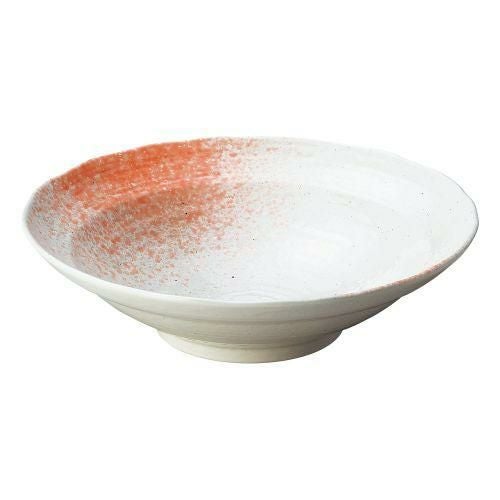 白玉粉引ピンク吹尺鉢 φ31×8.2cm 240-089