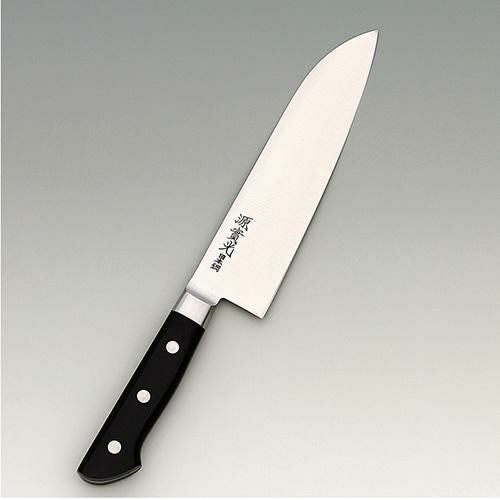 日本鋼 ツバ付 三徳包丁 170 堺實光