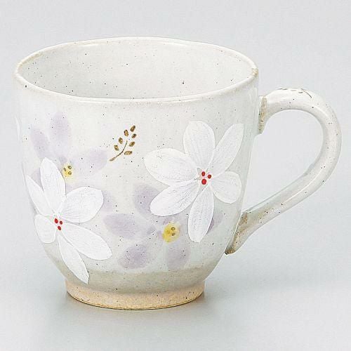 白呉須コスモスマグ(パープル) 12.5×9.3×9cm(340cc) 551-269