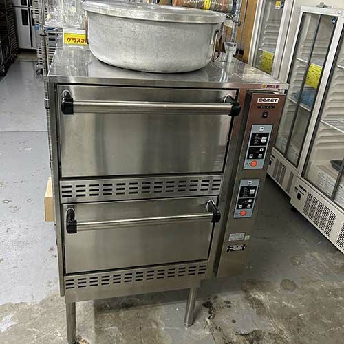 ガス立体炊飯器 KRA2-100N 【2019年製 / 業務用】北沢産業　中古 業界最長1年保証】【中古】ガス立体炊飯器 コメットカトウ CRA2-100N