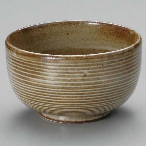 粉引櫛目腰張5.5丼 φ17.5×10cm 316-109