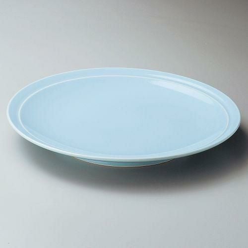 青地11号高台皿 φ34.5×5cm 233-049