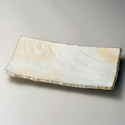 御本手櫛目長角尺二皿 37.5×21.5×4.5cm 160-019