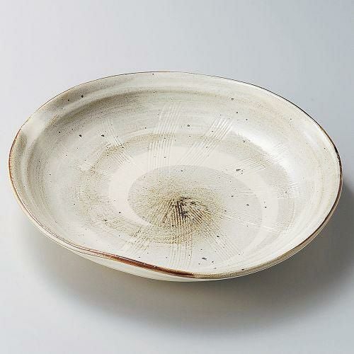 白渦片口8.0大皿 φ24.5×4cm 204-129