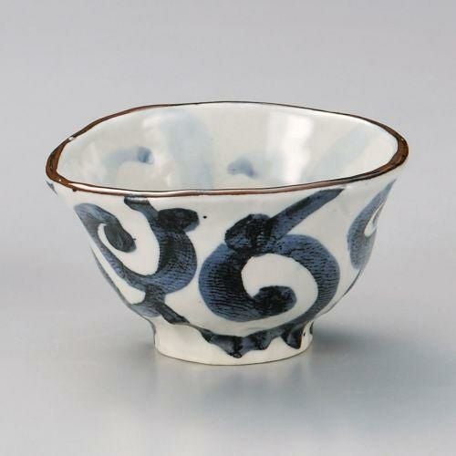 タコ唐草変型4.5丼 13.3×12.5×7.2cm 332-189