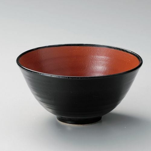 赤と黒京深反6.5丼 φ19.8×10cm 310-289