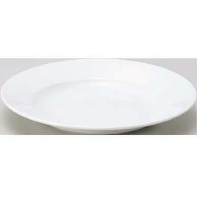 ベーシック ホワイト リム玉 28cm 深皿 Basic