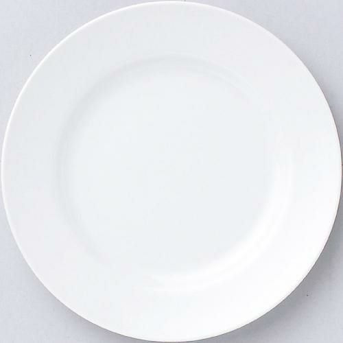 ベーシック ホワイト リム玉 19cm 皿【プレート】【Basic】(10枚入)