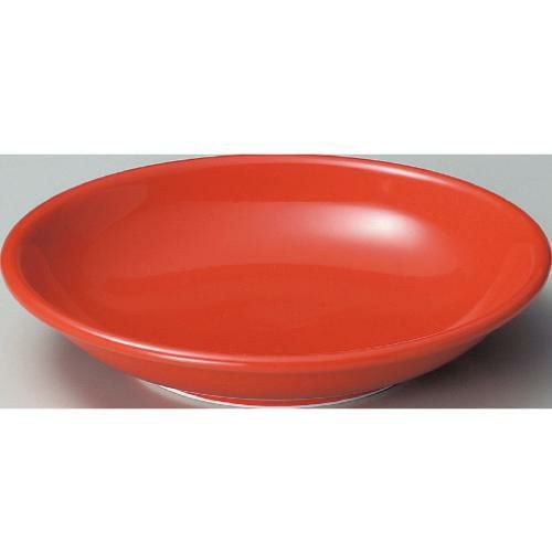 深皿 ユーラシア 21cm深皿赤 10枚入/洋食器