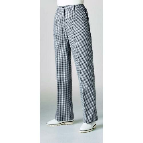 パンツ レディス 7-181 (黒チェック)