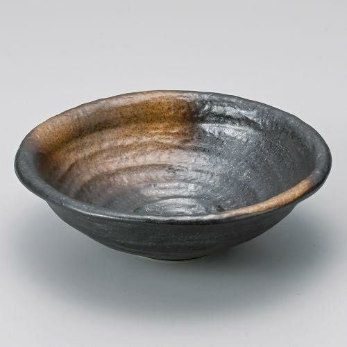 茶吹舞楕円深鉢 20×19×6cm 255-069